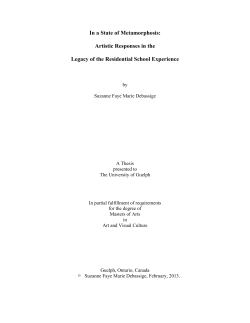 In a State of Metamorphosis: Artistic Responses in the
