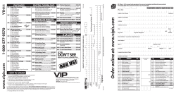 don`T see O rder online at: w w w .vipis.com