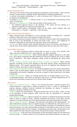 Object Oriented System Development