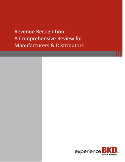Revenue Recogition