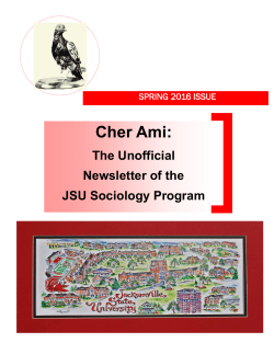 Spring 2016 Edition - Jacksonville State University