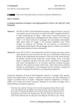 La diaspora americana in Europa