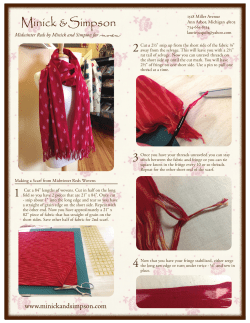 Mid-Winter Reds Scarf