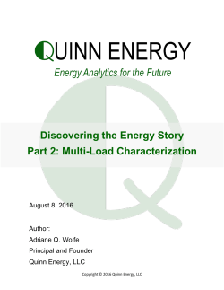 Discovering the Energy Story Part 2: Multi