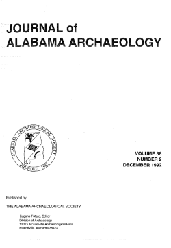 JOURNAL of ALABAMA ARCHAEOLOGY