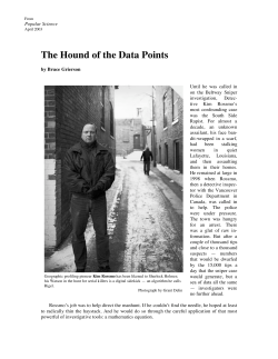 The Hound of the Data Points