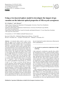 Using a two-layered sphere model to investigate