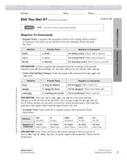 7 Negative Tú Commands