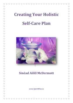Creating Your Holistic Self-Care Plan
