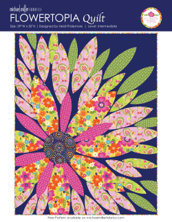 Instructions - Michael Miller Fabrics