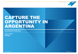 capture the opportunity in argentina