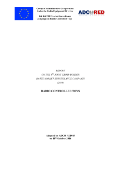 RADIO CONTROLLED TOYS