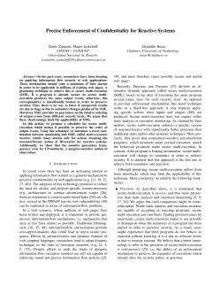 Precise Enforcement of Confidentiality for Reactive Systems