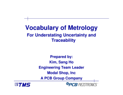 Vocabulary of Metrology