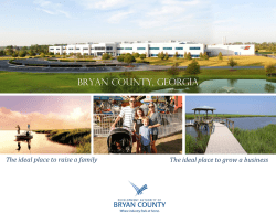 BRYAN COuNTY, GEORGIA - Development Authority of Bryan County
