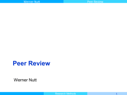 Peer Review