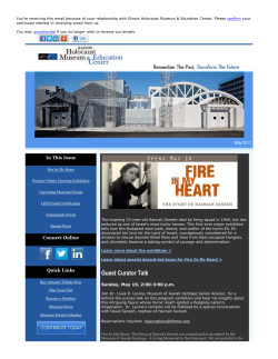 May 2013 - Illinois Holocaust Museum