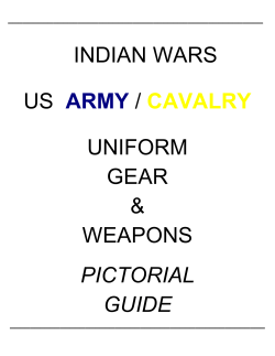 INDIAN WARS US ARMY CAVALRY