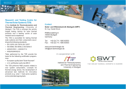 in cooperation with - Solar- und W&auml;rmetechnik Stuttgart (SWT)