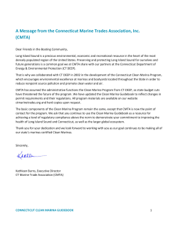 Clean Marina Guidebook - Connecticut Marine Trades Association