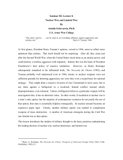 Contemporary Military Thought