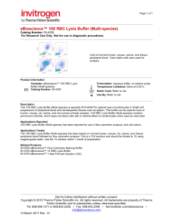 10X RBC Lysis Buffer (Multi-species)