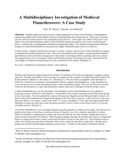 A Multidisciplinary Investigation of Medieval - ASEE