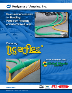 Hoses and Accessories for Handling Petroleum Products and