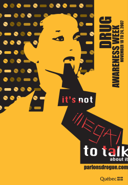 Poster - designer drugs theme age 12 to 17