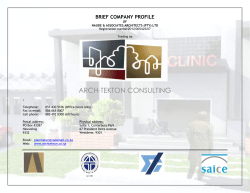 ARCH-TEKTON CONSULTING