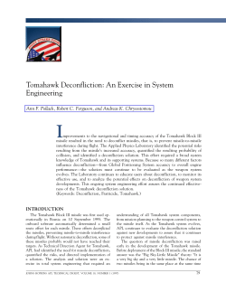 Tomahawk Deconfliction: An Exercise in System Engineering