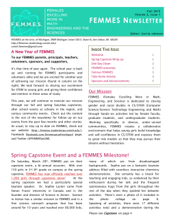femmes newsletter - University of Michigan