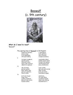 Beowulf (c. 9th century)