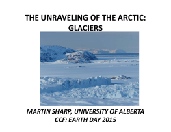Unraveling of the Arctic-GLACIERS
