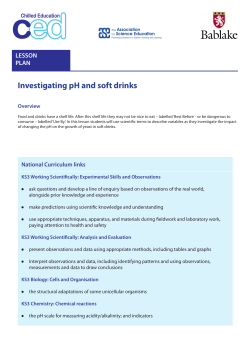 Investigating pH and Soft_Drinks Lesson Plan