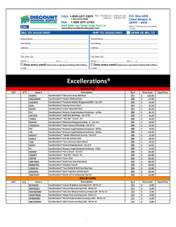 Excellerations&reg; - Excelligence - Excelligence Learning Corporation