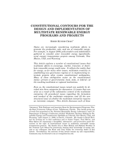 constitutional contours for the design and implementation of