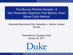 The Bouncy Particle Sampler: A Non-Reversible