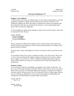 H17 Section Handout #3