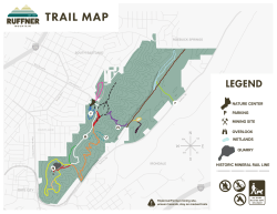 trail map - Ruffner Mountain