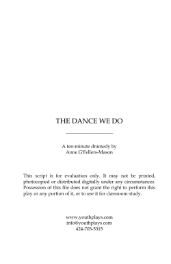 The Dance We Do