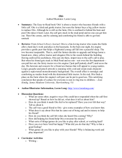 Author/Illustrator: Loren Long &bull; Summary: The Easy-to