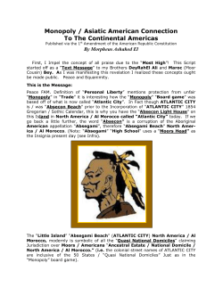 Monopoly / Asiatic American Connection