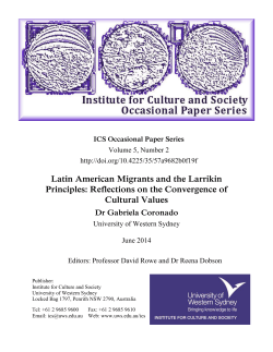 Latin American Migrants and the Larrikin Principles