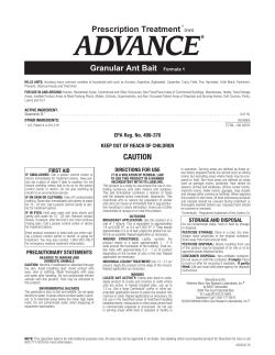 Advance Ant Bait - Franklin Pest Solutions