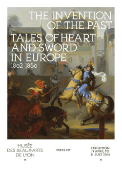 Press kit - Mus&eacute;e des Beaux Arts de Lyon