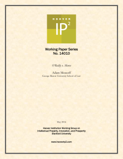 Rethinking the (In)Famous Claim 7 in Morse`s Telegraph Patent