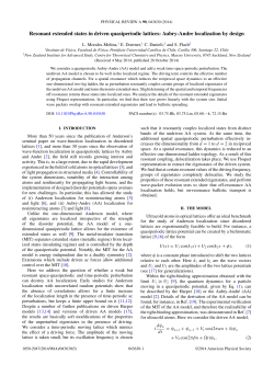 Aubry-Andre localization by design