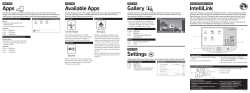 IntelliLink Gallery Settings Apps Available Apps