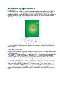 How Operating Systems Work